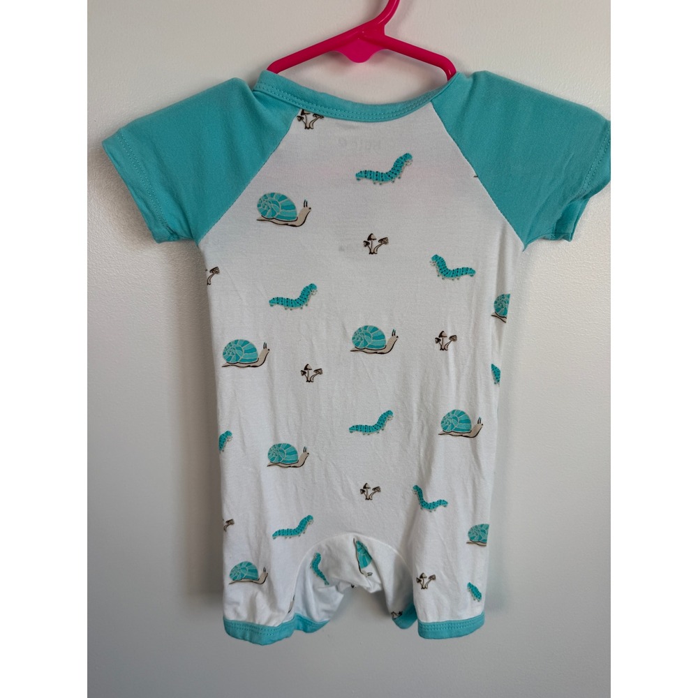 Kyte Baby Crawl Bamboo Shortall Romper 3-6 Months - Picture 6 of 6